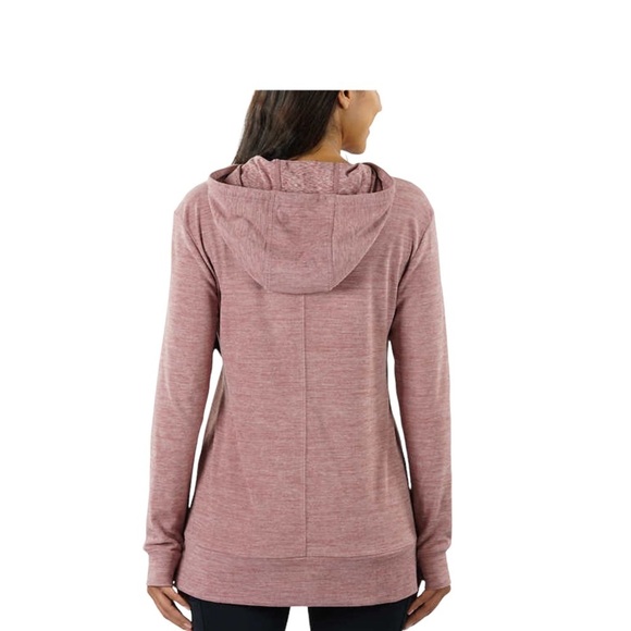 Ladies Active Spyder XXL 2XL Soft Fleece Pullover Hoodie Sweatshirt Side Pocket - Picture 5 of 8